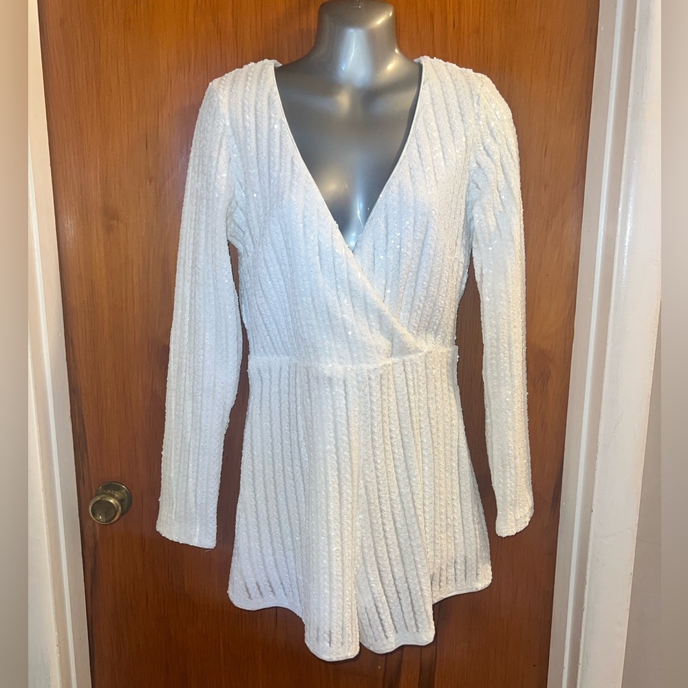 Lulu Sequin Romper Sz Medium